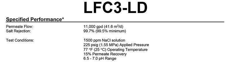 مشخصات ممبرین 8 اینچ هایدروناتیکز مدل LFC3-LD